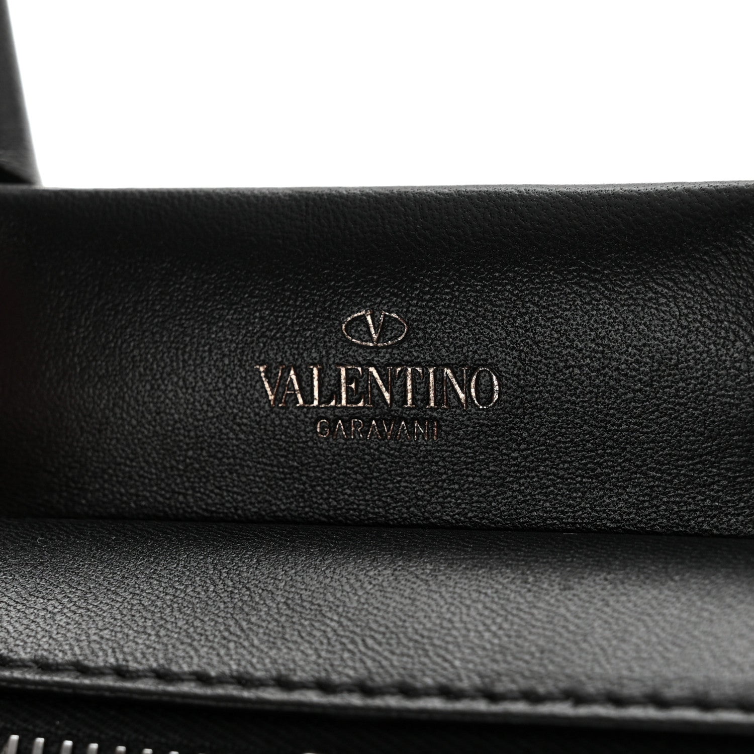 Valentino Garavani Nappa Monochrome Small One Stud Handbag Black 6 of 9