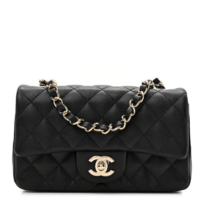 Chanel Caviar Quilted Mini Rectangular Flap Black 1 of 11