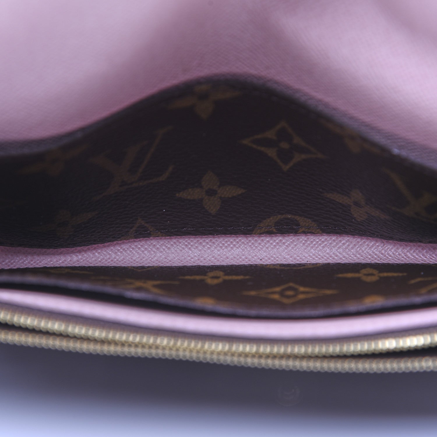 Louis Vuitton Monogram Emilie Wallet Rose Ballerine 5 of 11