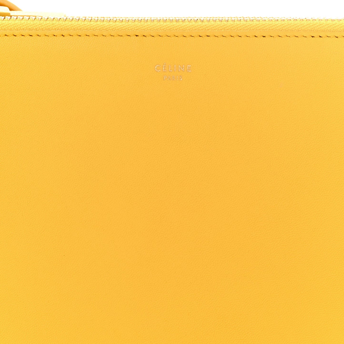 Lambskin Small Trio Crossbody Bag Fluo Yellow