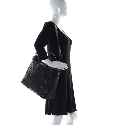 Louis Vuitton Monogram Lambskin Antheia Ixia MM Black 2 of 9