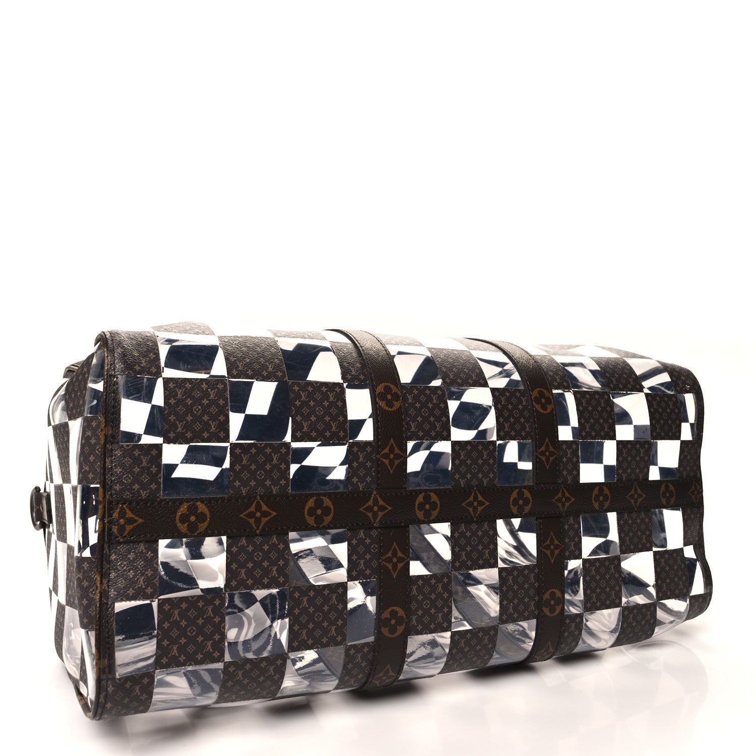 Louis Vuitton PVC Monogram Chess Keepall Bandouliere 50 3 of 9