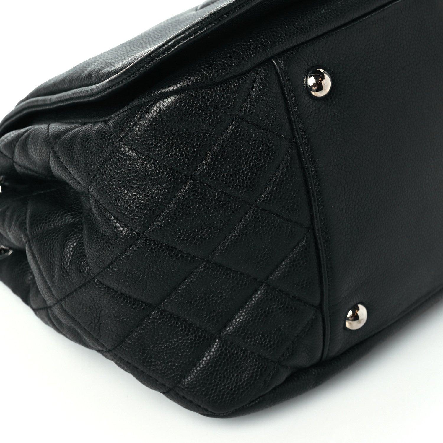 Chanel Caviar Timeless CC Accordion Flap Black 9 of 10
