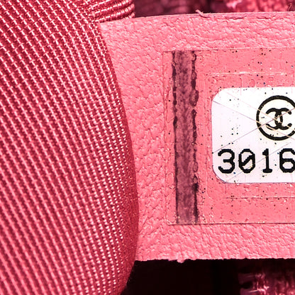 Chanel Shearling Sheepskin Tweed Quilted Single Flap Pink 7 of 11