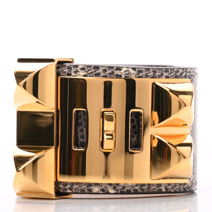 Hermes Lizard Collier De Chien CDC Bracelet S Ombre 3 of 5