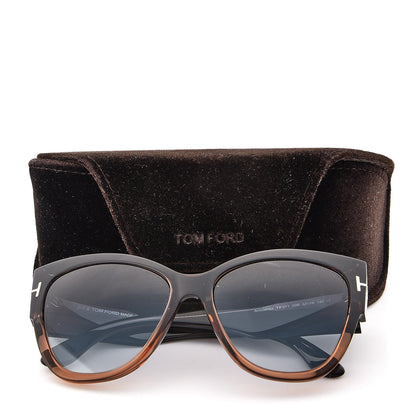 Tom Ford Anoushka Sunglasses TF371 Melange Grey Peach 8 of 8