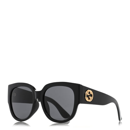 Gucci Acetate Square Frame Sunglasses GG0142SA Black 1 of 14