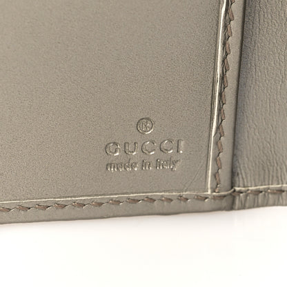 Gucci Imprime Monogram GG Pierce Continental Wallet Silver 6 of 7