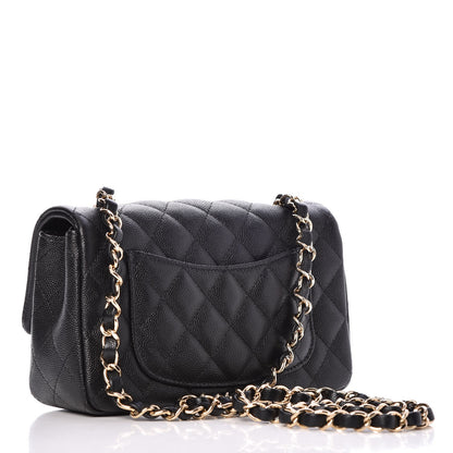 Chanel Caviar Quilted Mini Rectangular Flap Black 3 of 8