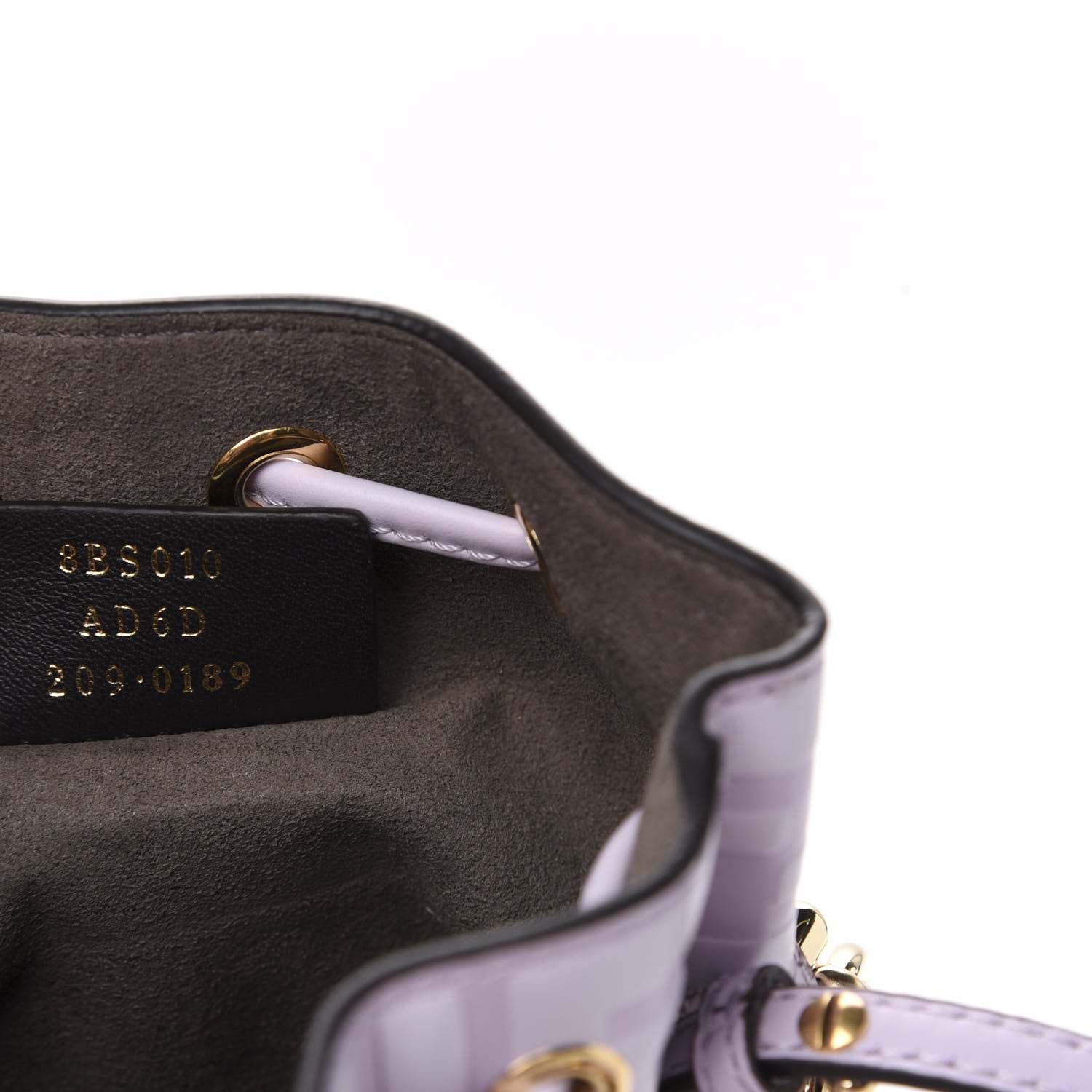 Fendi Vitello Termosport F is Fendi FF 1974 Embossed Mini Mon Tresor Bucket Bag Anemone 10 of 11