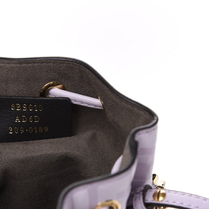Fendi Vitello Termosport F is Fendi FF 1974 Embossed Mini Mon Tresor Bucket Bag Anemone 10 of 11