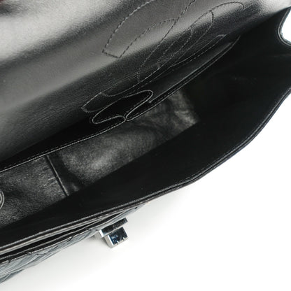 Chanel CHANELGlazed Calfskin Quilted 2.55 Reissue 226 Flap Black 8 of 9
