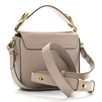 Chloe Shiny Calfskin Suede Mini C Double Carry Motty Grey 3 of 11
