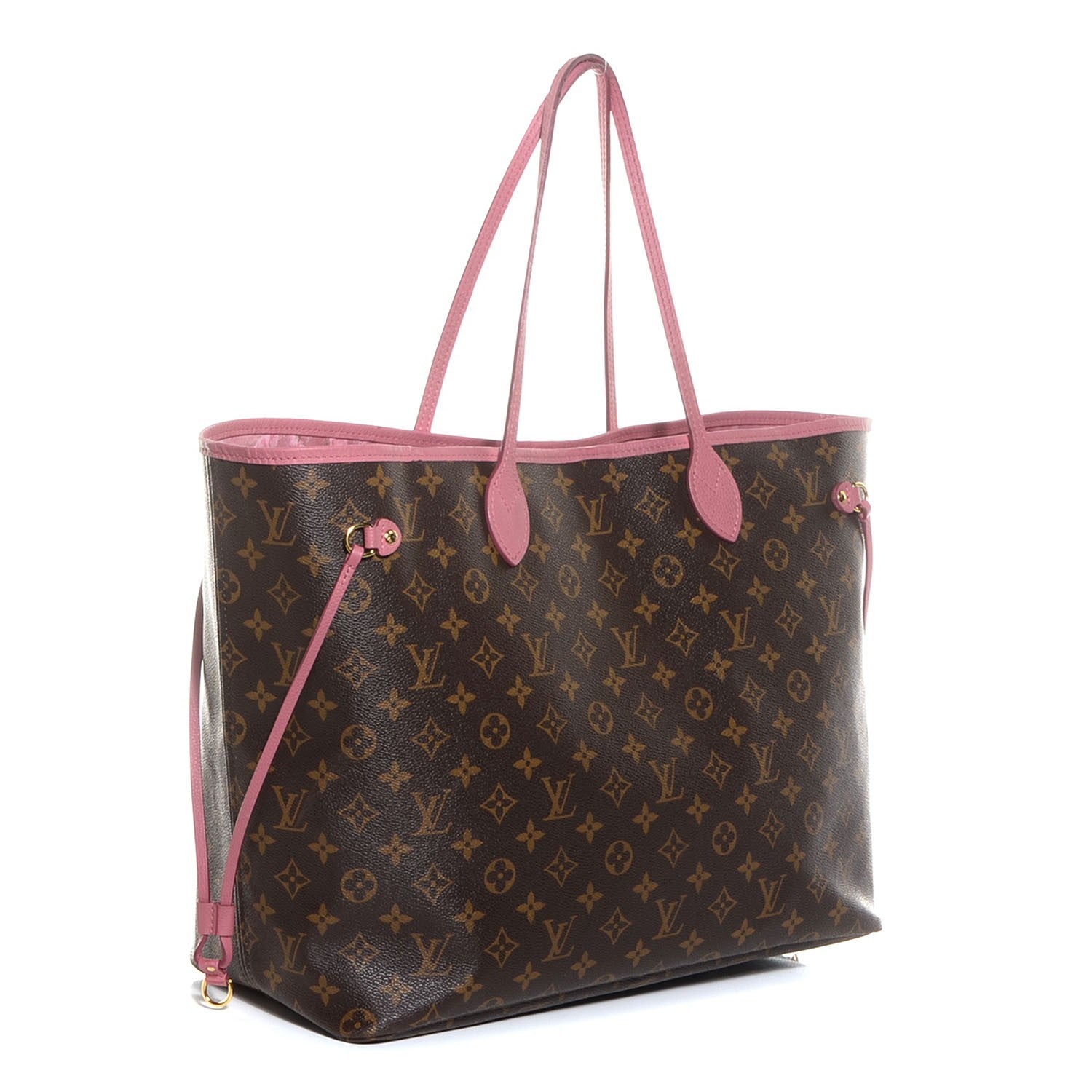 Louis Vuitton Monogram Articles de Voyage Ikat Neverfull GM Rose Velours 4 of 8