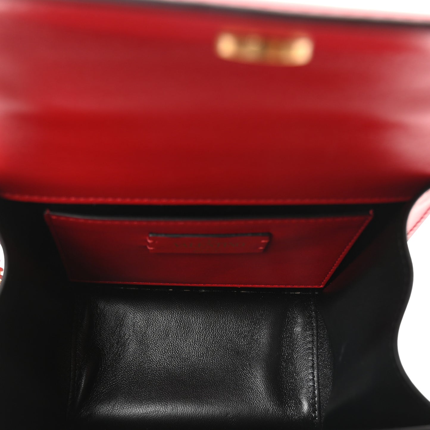 Smooth Calfskin Small VSling Shoulder Bag Red