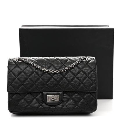 Chanel Aged Calfskin Quilted 2.55 Reissue 225 Flap Black 11 of 11