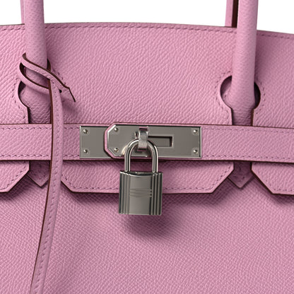Hermes Epsom Birkin 30 Mauve Sylvestre 7 of 10
