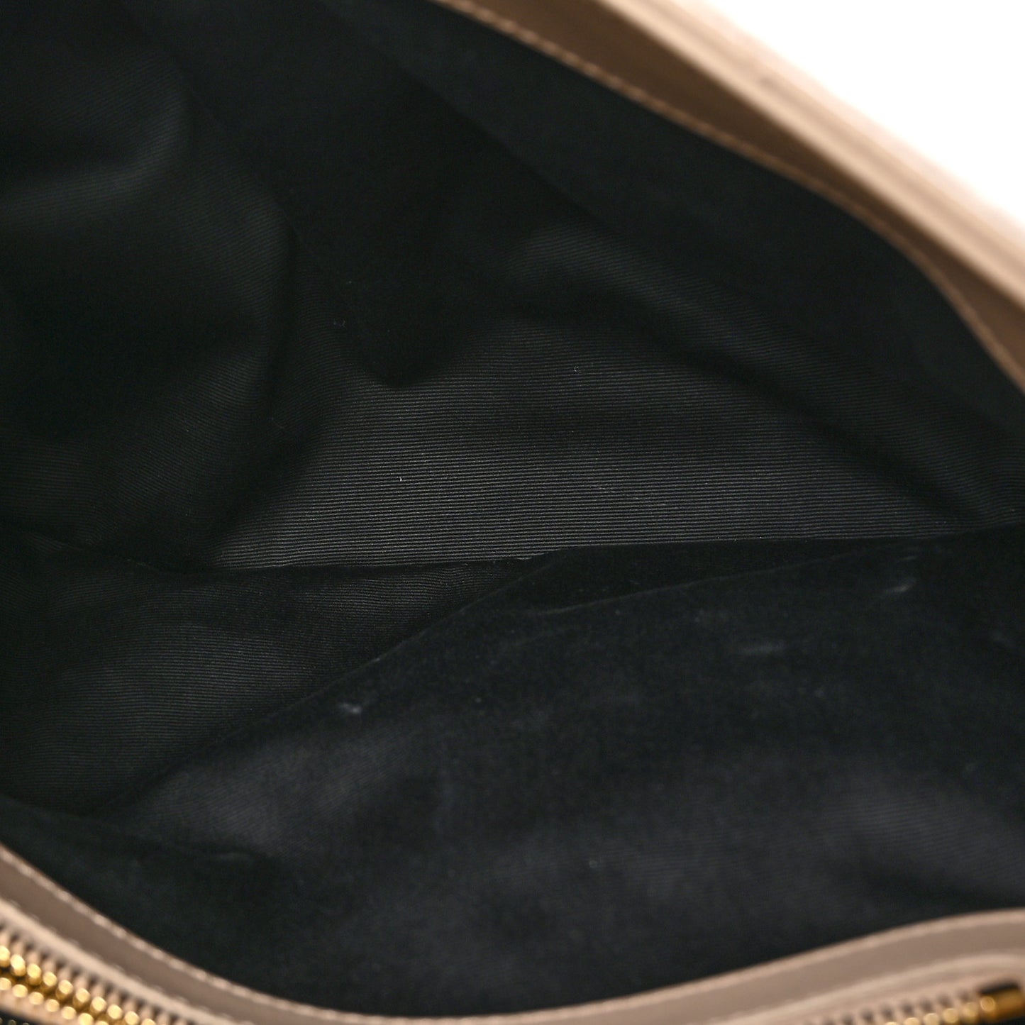 Calfskin Y Quilted Monogram Medium Loulou Chain Satchel Dark Beige