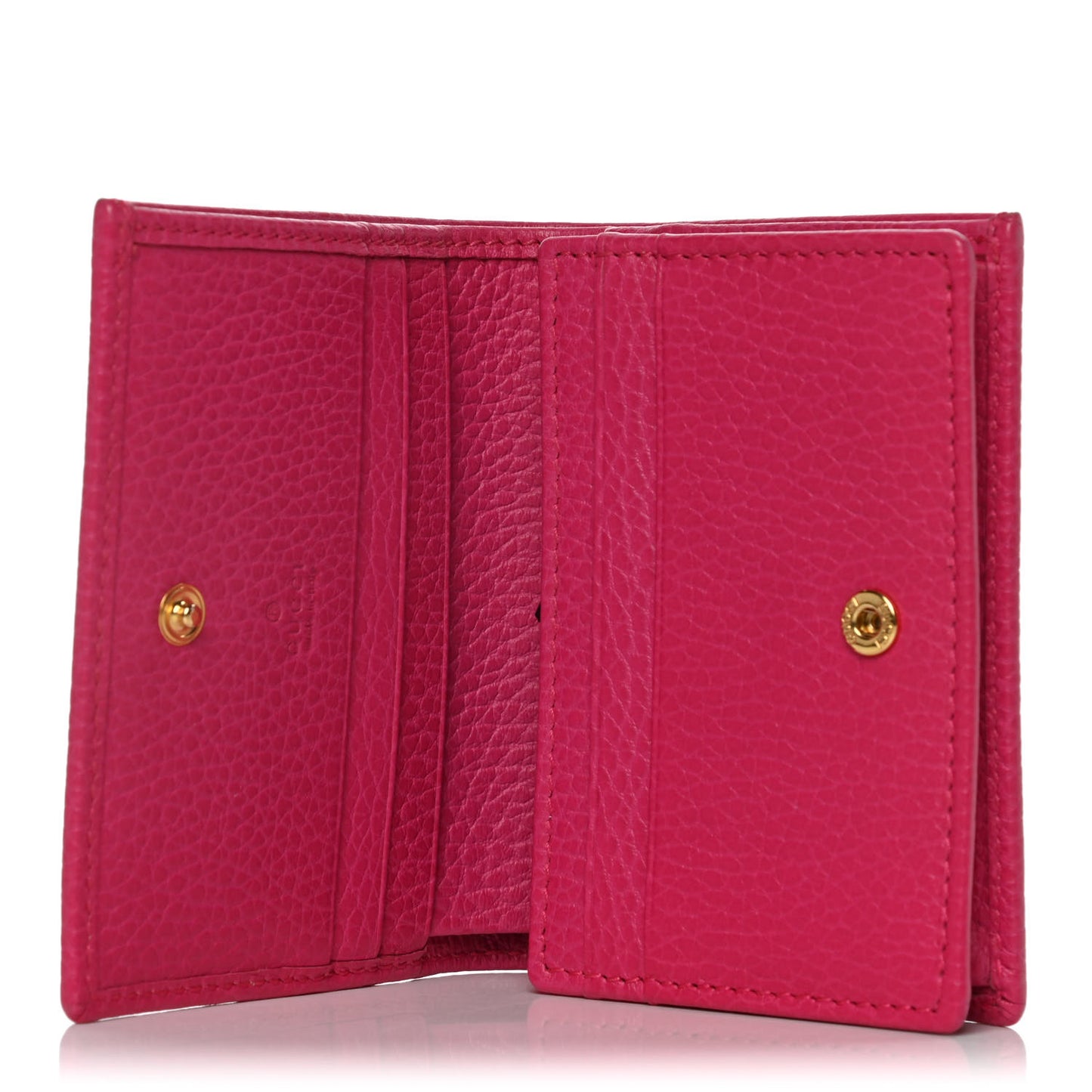 Dollar Calfskin GG Marmont Card Case Box Pink