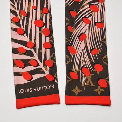 Louis Vuitton Silk Monogram Jungle Dots Bandeau Sugar Pink Poppy 3 of 6