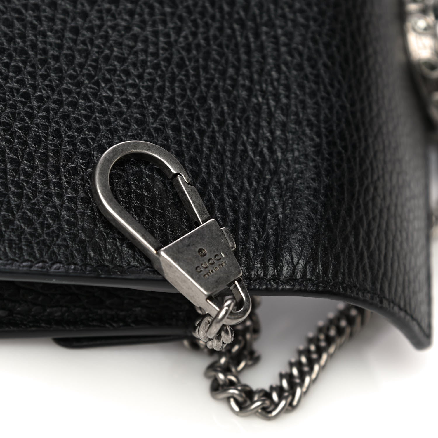 Gucci Calfskin Super Mini Dionysus Shoulder Bag Black 6 of 12