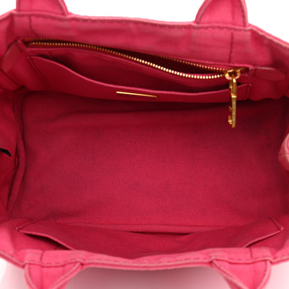 Prada Canapa Small Logo Tote Peonia 4 of 12