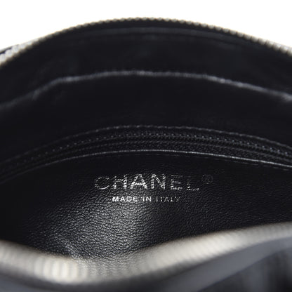 Chanel Distressed Patent Quilted Single Flap Bag Black 9 of 11