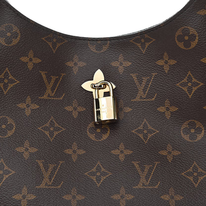Louis Vuitton Monogram Flower Hobo Black 9 of 9