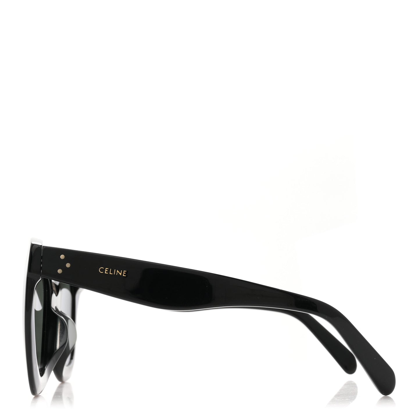 Oversized Round Sunglasses CL4005FN Black