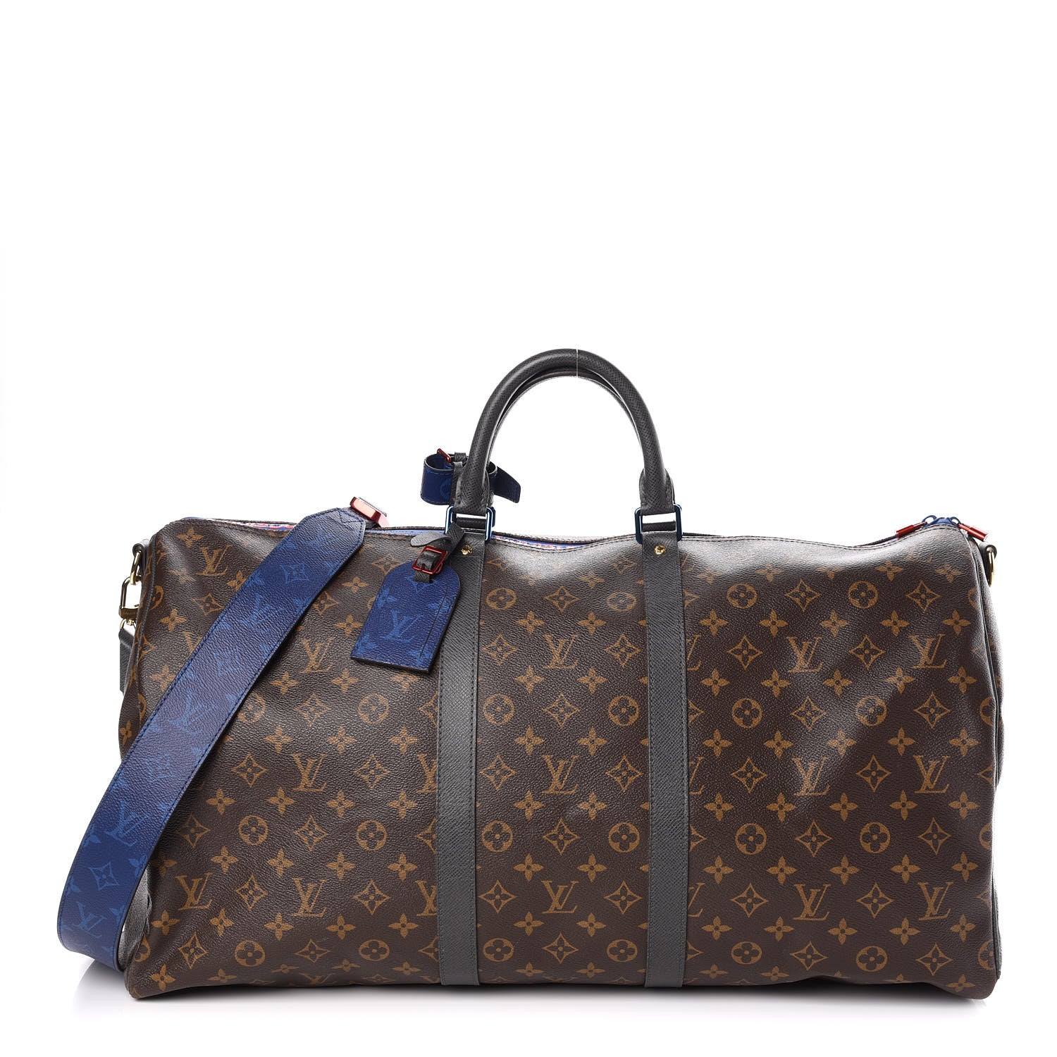 Louis Vuitton Monogram Taiga Outdoor Keepall Bandouliere 55 1 of 9