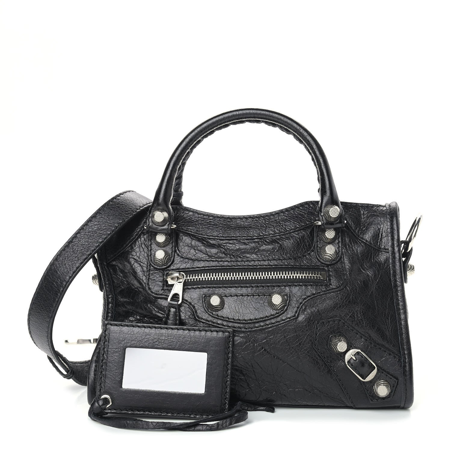 Balenciaga Agneau Giant 12 Silver Hardware Mini City Black 1 of 9