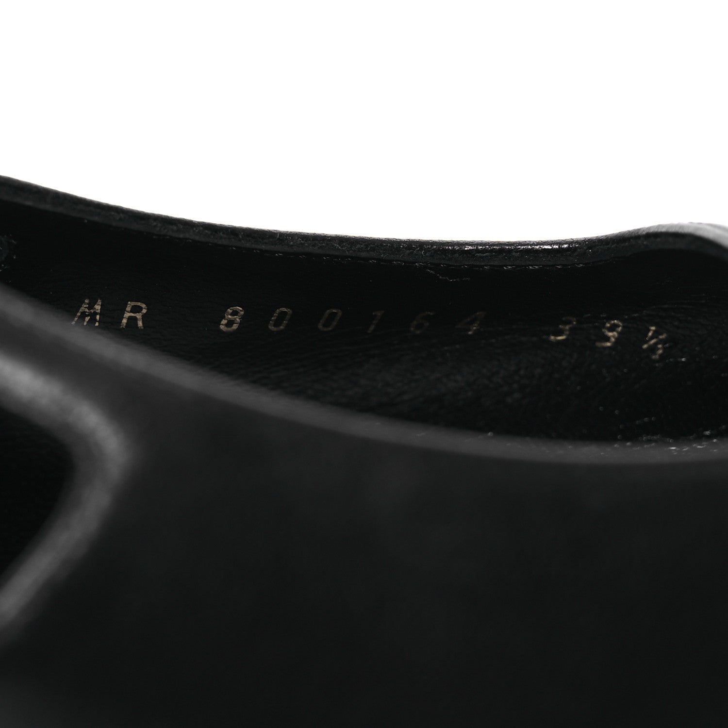 Saint Laurent Smooth Calfskin Jeanne 110 Slingback Pumps 39.5 Black Gold 10 of 13