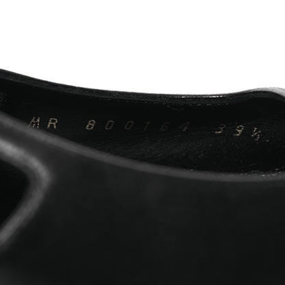 Saint Laurent Smooth Calfskin Jeanne 110 Slingback Pumps 39.5 Black Gold 10 of 13