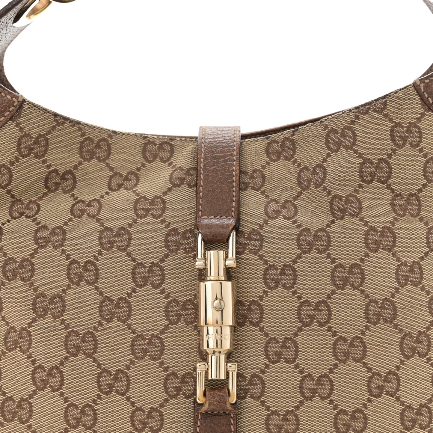 Monogram Piston Lock Jackie O Hobo Dark Brown