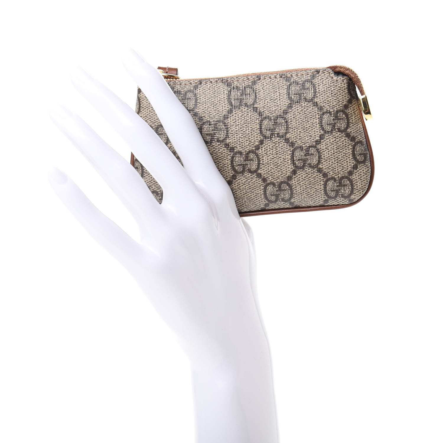 Gucci GG Supreme Monogram Key Case Brown 2 of 10