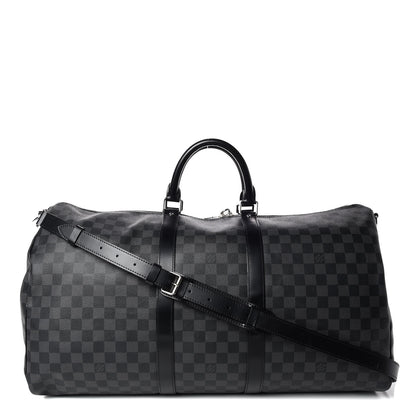 Louis Vuitton Damier Graphite Keepall Bandouliere 55 1 of 13