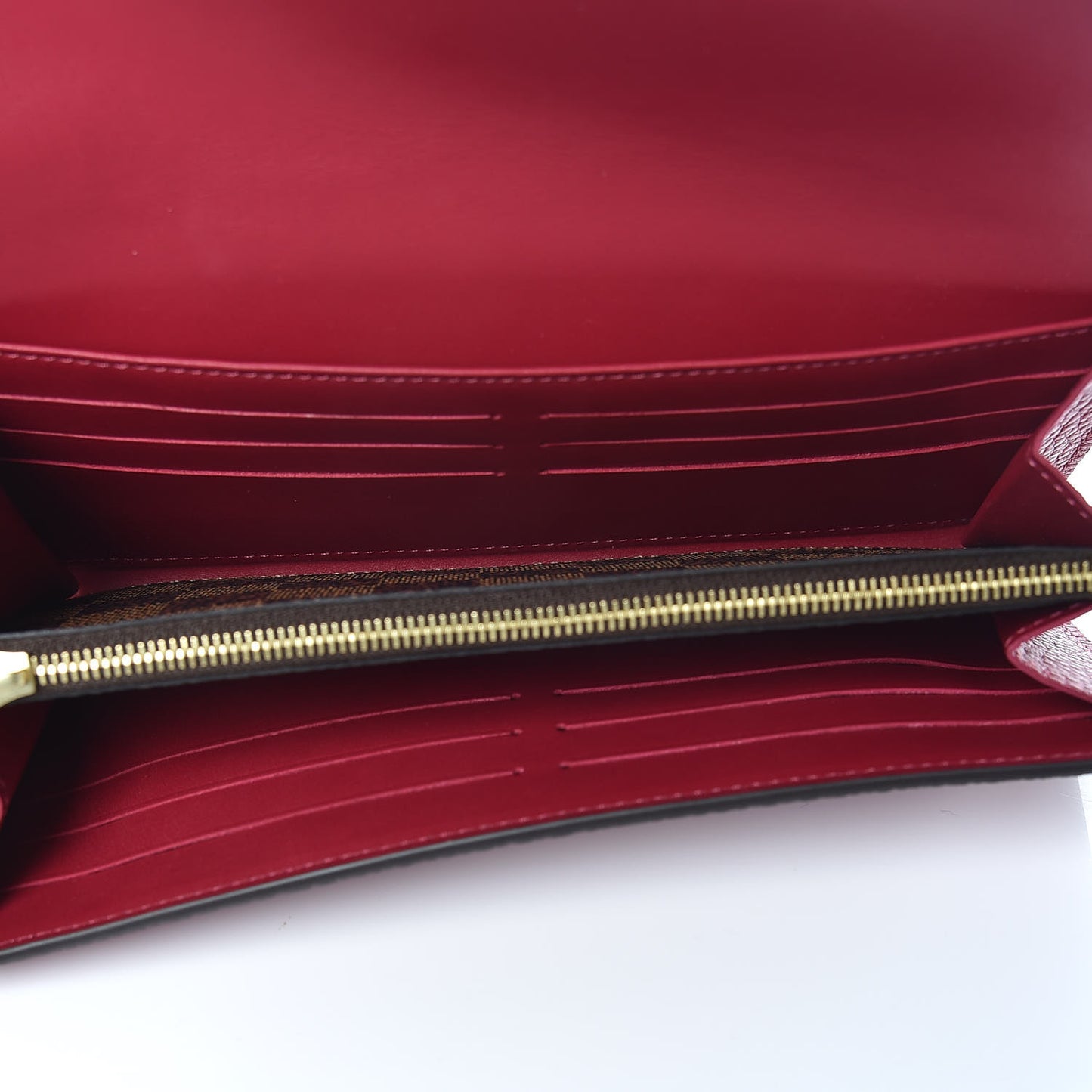 Damier Ebene Croisette Wallet Lie De Vin