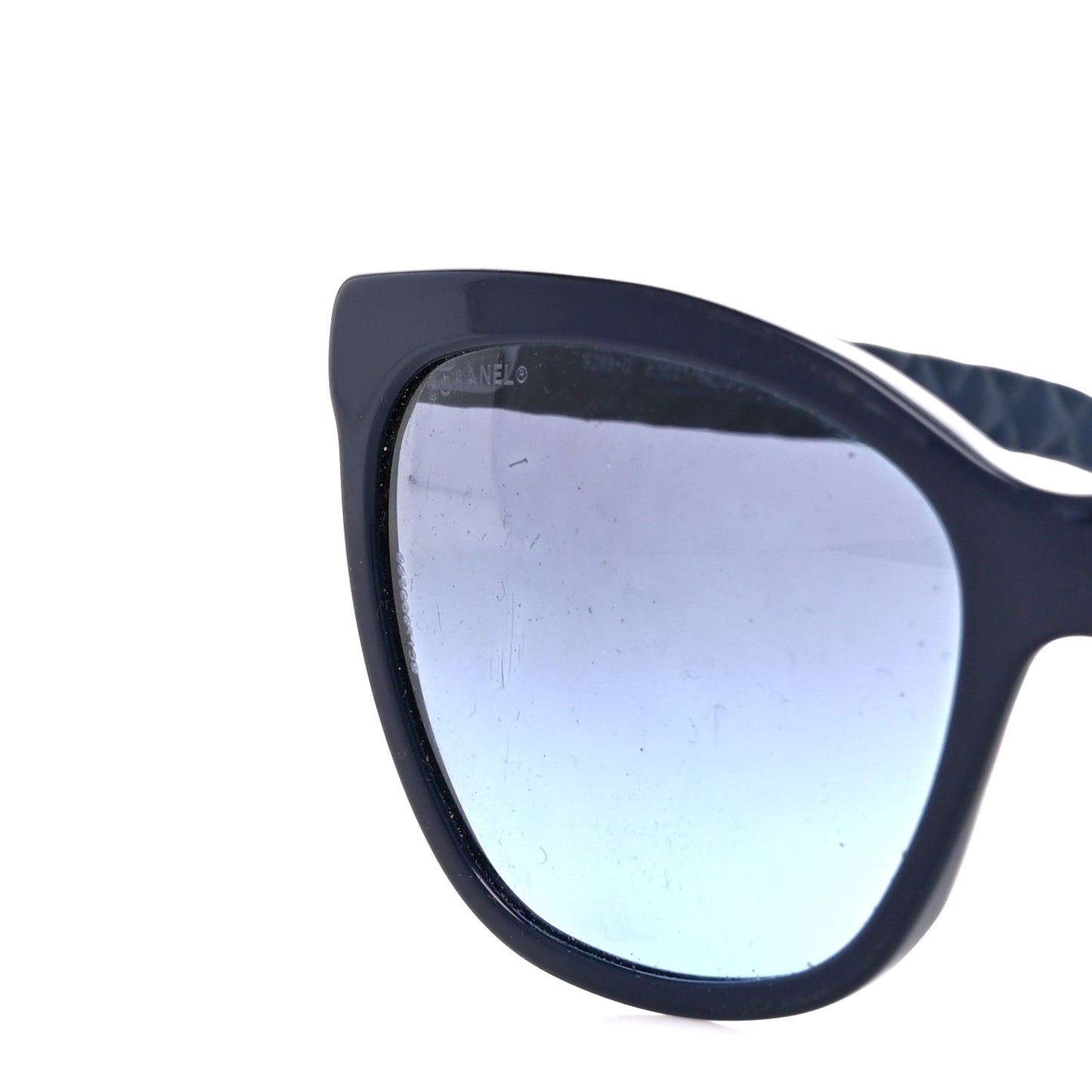 Acetate Quilted Polarized Butterfly CC Sunglasses 5288-Q Blue Burgundy