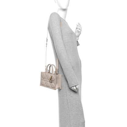 Christian Dior Calfskin Macrocannage Mini Book Tote Trench Beige 2 of 10