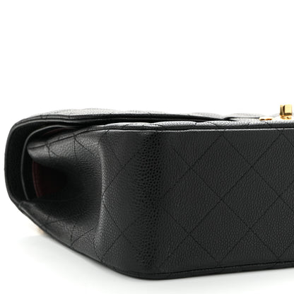 Chanel Caviar Quilted Jumbo Double Flap Black 8 of 9