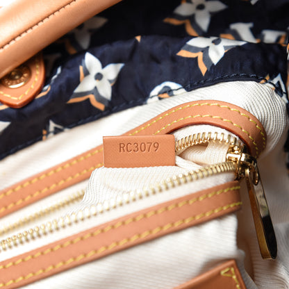 Louis Vuitton Nylon Monogram Cruise Bulles GM Navy 9 of 11