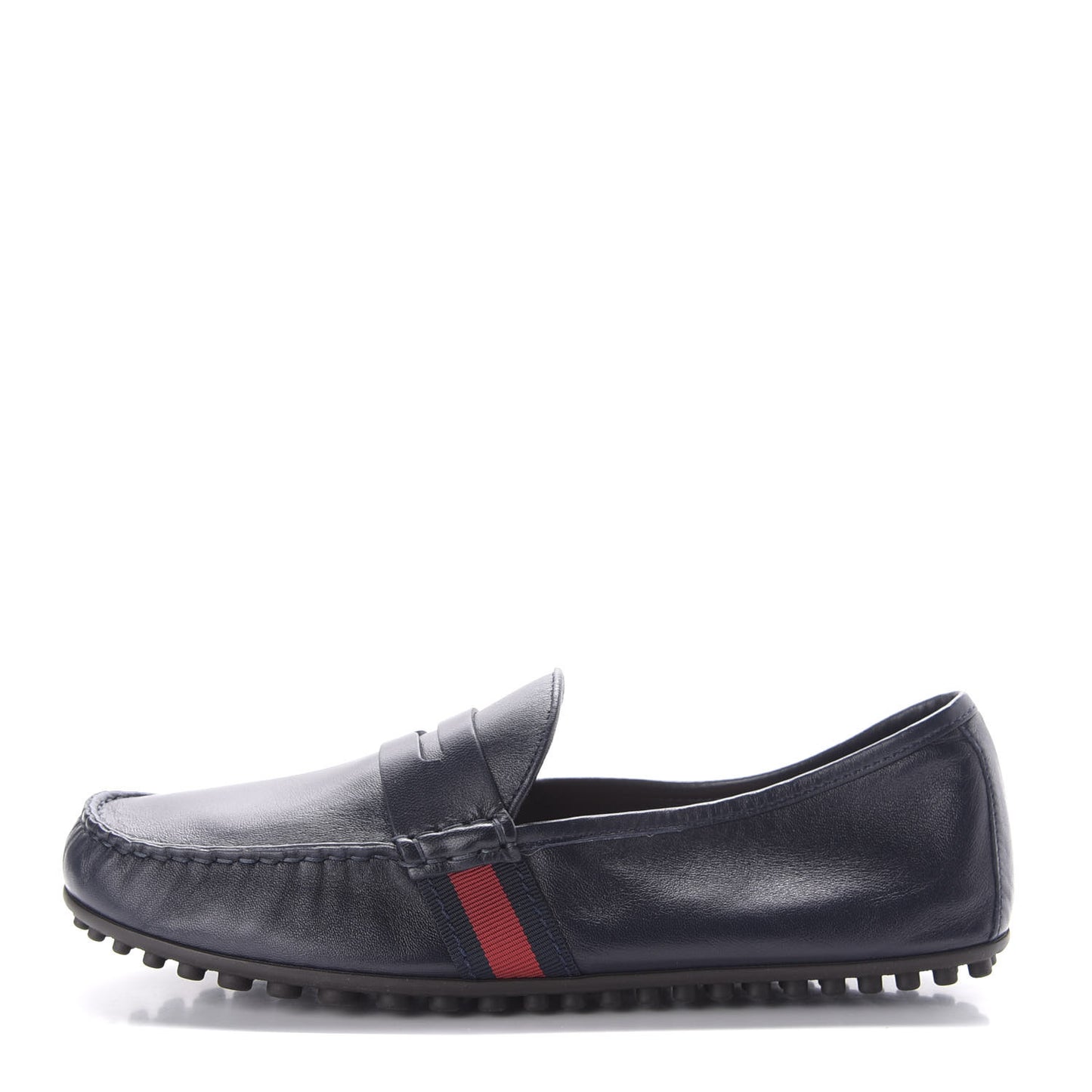 Nappa Web Mens Kanye Driver Loafers 8.5 Blue