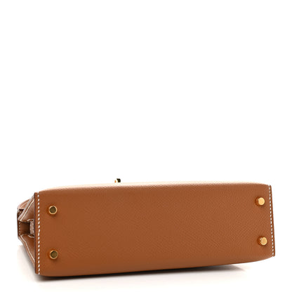 Hermes Epsom Mini Kelly Sellier 20 Gold 4 of 11