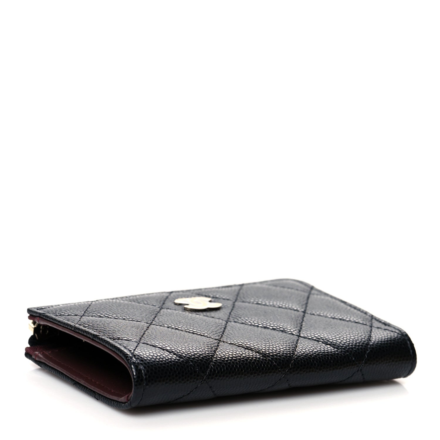 Chanel Caviar Quilted Zipped Key Holder Case Black 4 of 8