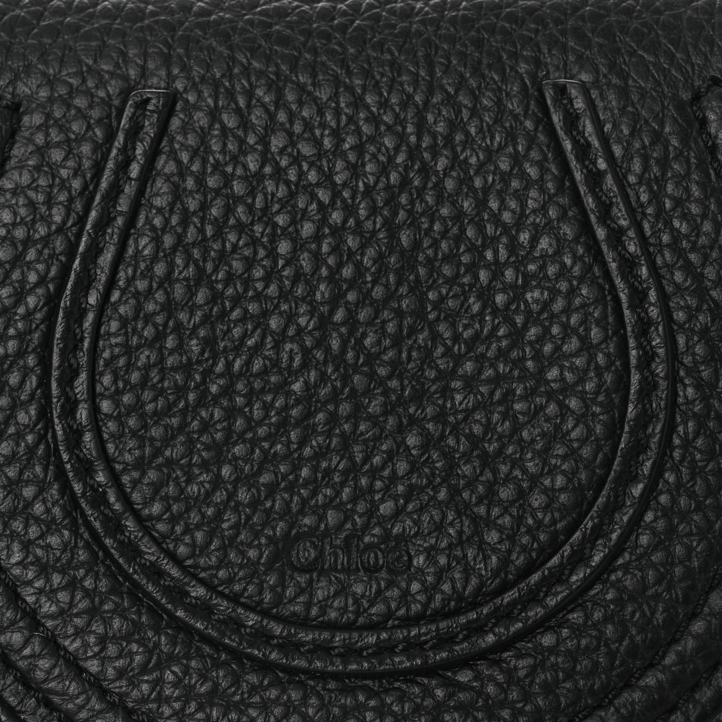 Calfskin Nano Marcie Saddle Bag Black