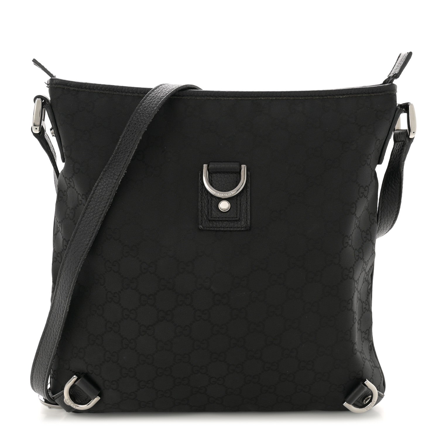 Gucci Monogram Abbey Messenger Bag Black 1 of 15