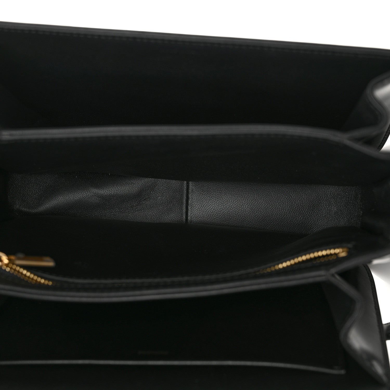 Celine Shiny Calfskin Medium Triomphe Black 5 of 11