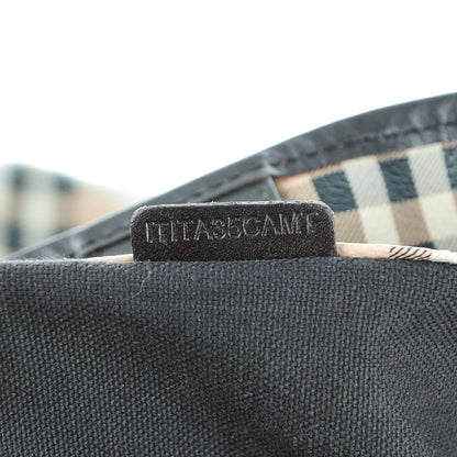 Burberry Haymarket Check Large Canterbury Tote Chocolate 7 of 11