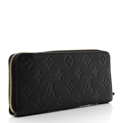Louis Vuitton Empreinte Clemence Wallet Black 3 of 7