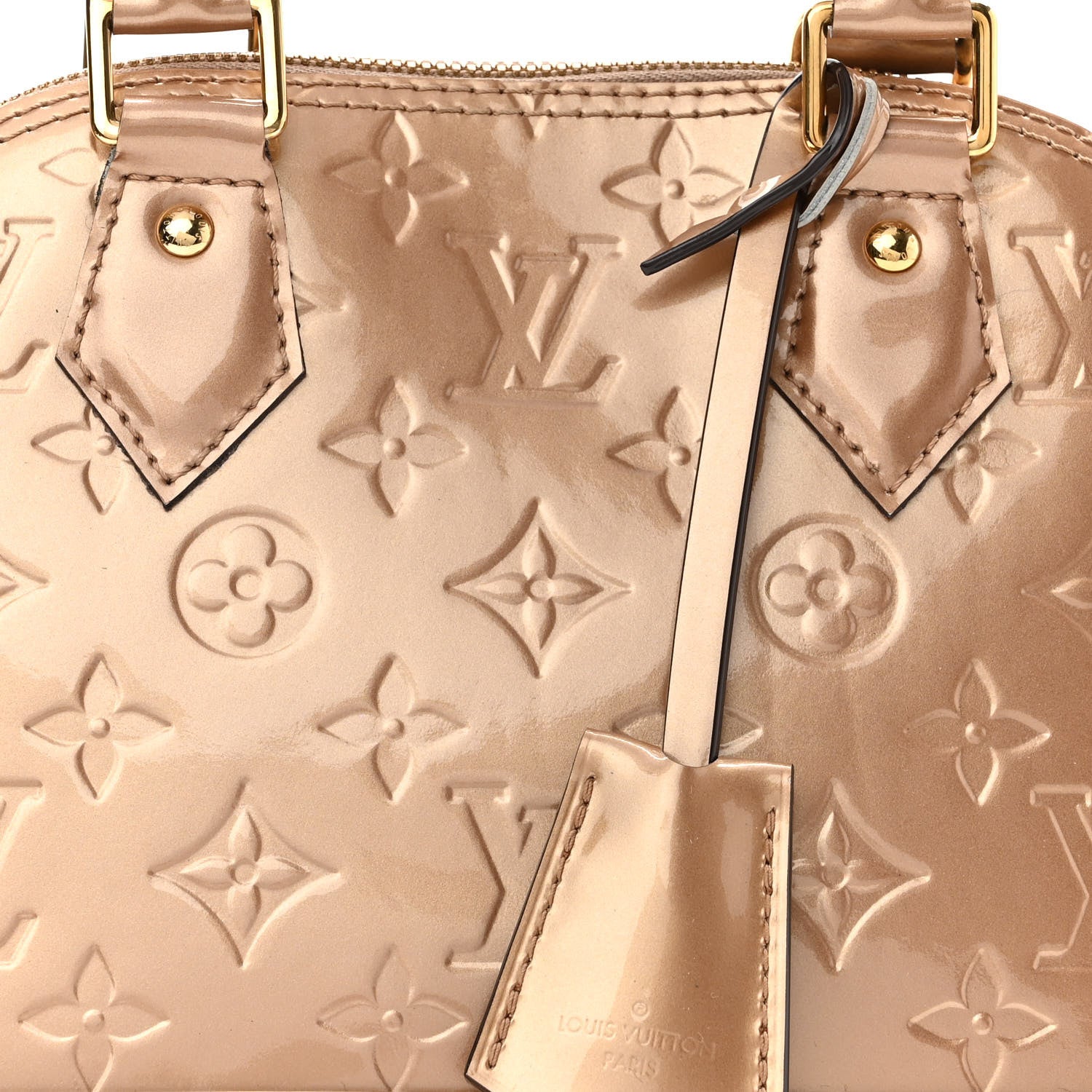 Louis Vuitton Vernis Alma BB Beige Poudre 6 of 8